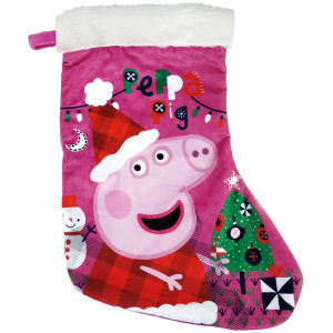 Kerstsok Peppa Pig Cosy corner 42 cm Polyester Kerstsok Peppa Pig Cosy corner 42 cm Polyester