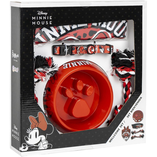 Disney - Minnie mouse - huisdieren set - welcome set - cadeau set - nieuw huisdier - hond - 5 delig