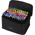 Maaleo Dubbelzijdige Markers - 80 Stuks - Inclusief Tas en Organizer