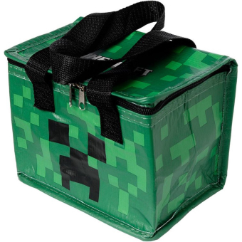 Koeltas - Minecraft - Creeper - RPET - Duurzame Koeltas - Lunchtas