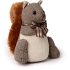 Puckator Deurstopper Eekhoorn - 1.2 kg - bruin/grijs - knuffeldier - H24 cm - deurstop - binnendeur en buitendeur