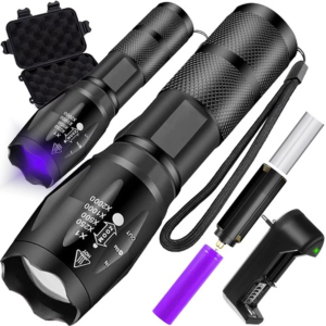 Trizand 2-in-1 XPE UV Zaklamp - Krachtige LED en UV Functie, Schokbestendig en Waterdicht Trizand 2-in-1 XPE UV Zaklamp - Krachtige LED en UV Functie, Schokbestendig en Waterdicht