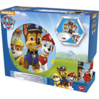 Paw Patrol - boys icons - pups - porseleinen cadeau set - 3 delig - kinderservies