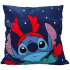 Disney Lilo & Stitch Kerst - Kussenhoes - 40x40 cm - Fluweelachtig Polyester - Rendier Design