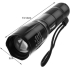 Trizand 2-in-1 XPE UV Zaklamp - Krachtige LED en UV Functie, Schokbestendig en Waterdicht