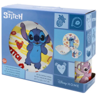 Disney - Lilo & Stitch - hart - porseleinen cadeau set - 3 delig - kinderservies