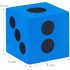 foam dobbelsteen - set van 60 - 4 cm - zacht - leren rekenen - gekleurd