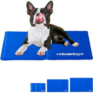 koelmat hond - verkoeling - met gel - 40 x 50 cm - blauw koelmat hond - verkoeling - met gel - 40 x 50 cm - blauw
