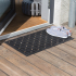 deurmat rubber - 75 x 45 cm - antislip - weerbestendig - snijdbaar - buiten