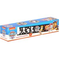Paw Patrol - Kras poster - Scratch Poster - knutselen - kinderen