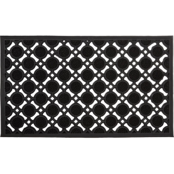 deurmat rubber - 75 x 45 cm - antislip - weerbestendig - snijdbaar - buiten