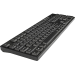 Q-Link toetsenbord – draadloos – querty numpad – 44.2 x 13.5 x 2 cm – zwart