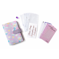 Budget Binder A6 Hartjes Lila/Paars - Complete Spaarmap Set