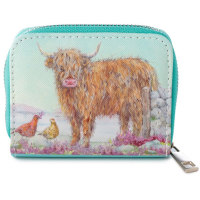 Jan Pashley - Highland Coo - Koe - Rondrits - Portemonnee - hooglander - beurs - knip