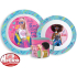 Barbie – Kinderserviesset 3-delig – Bord, Kom en Beker