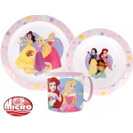 Disney Prinses Ontbijtset - 3 delig - Prinses Servies - BPA Vrij - Bord - Beker - Mok - princess - Ariel - Assepoester - Doornroosje
