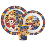 Paw Patrol Rescue Pups 3-delig Kinderserviesset