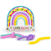 Regenboog - Stretch - Touwen - Fidget - trekfidget - 4 delig - trendhaus