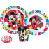 Mickey Mouse Ontbijtset – 3-delig Kinderservies – Better Together – BPA-vrij – Disney Bord, Kom & Beker – Cadeau voor Kinderen
