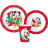 Minnie Mouse Kerst – Kinderserviesset 3-delig – Bord, Kom en Beker