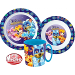 Mighty Paw Patrol Kinderserviesset 3-delig – Bord, Kom en Beker