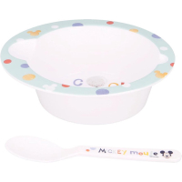 Mickey Mouse Ontbijtset – Kom & Lepel – Baby / Peuter