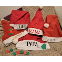 Kerstmuts / kerstmutsen / kinderkerstmuts met naam (gepersonaliseerd)
