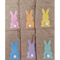 paaszakje met naam ( gepersonaliseer) / pasen / paaseieren / zoeken