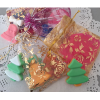  Zeep in een zakje "kerstspecial"