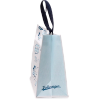 Boodschappentas - Volkswagen Busje VW T1 - Explore - Wit&Blauw - Duurzaam RPET