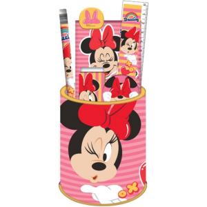 Disney Minnie - briefpapier - pennenbak - stationery - set van 7 stuks Disney Minnie - briefpapier - pennenbak - stationery - set van 7 stuks