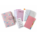 Budget Binder A6 Hartjes Roze - Complete Spaarmap Set