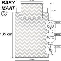 Disney Bambi BABY dekbedovertrek Sweet - 100 x 135 + 40 x 60 cm - Katoen