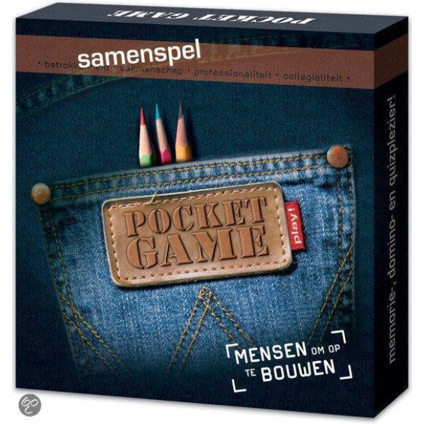 Memo Quizspel Samenspel Pocketgame - memory - domino - quiz - Spelletjes voor volwassenen