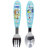 Bluey Yummy metalen ergonomische bestekset - 2 stuks