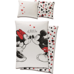 Disney Dekbedovertrek Mickey Mouse 140 X 200/90 Cm Katoen Wit