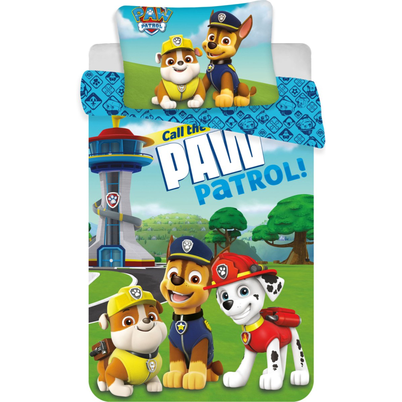 PAW Patrol Baby Dekbedovertrek - Avonturen met Chase, Marshall & Rubble