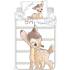 Disney - Bambi Baby Dekbedovertrek - Little One - 100 x 135 cm + 40 x 60 cm - Katoen