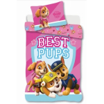 Paw Patrol - girl -  peuterdekbedovertrek - 100 X 135 Cm - Katoen