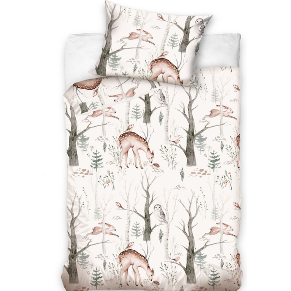 Animal Pictures BABY Dekbedovertrek, Hertjes - 100 x 135 cm - Katoen