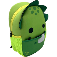 Stoere Dino-rugzak van zacht & licht neopreen Hoogte 31cm Breedte 22cm Diepte 10cm