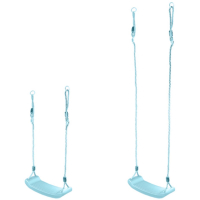 Kruzzel Blauwe Kunststof Schommel – Licht, Veilig & ideaal voor Buiten