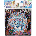 Toi Toys - Diamond painting - Leeuw - Dieren - Creatief - extra glans - 20 x 20cm - complete set