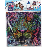 Toi Toys - Diamond painting - Tijger - Dieren - Creatief - extra glans - 20 x 20cm - complete set
