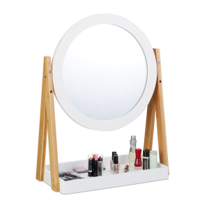 Make up spiegel bamboe en MDF