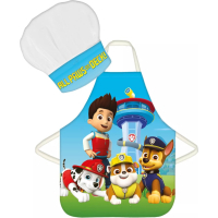 Paw Patrol kinderschort met kookmuts - kookschort - keukenschort
