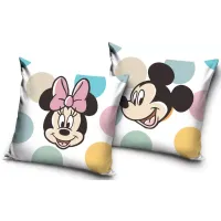 Disney Minnie & Mickey Kussenhoes – 40x40 cm – Fluweelzacht – Multicolor – exclusief vulling