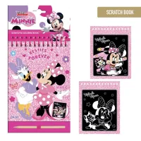 Minnie’s Besties Kraskaarten & Kleurplaten Set – 14x21 cm – 14 Afbeeldingen + Kraspen – Creatief Plezier voor Disney Fans