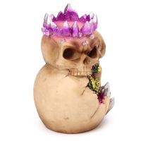 Elements Baby Draak Kristal Schedel - waxinelichthouder – Decoratie - kaarshouder