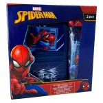 Marvel Spiderman Lunchbox & Aluminium Drinkfles Set – World of Web – Blauw 
